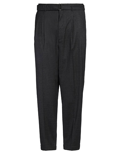 MICHAEL KORS MENS Casual trouser Charcoal 96% Wool, 4% Elastane