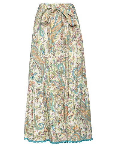 ETRO Maxi-Röcke BIANCO 100% Baumwolle