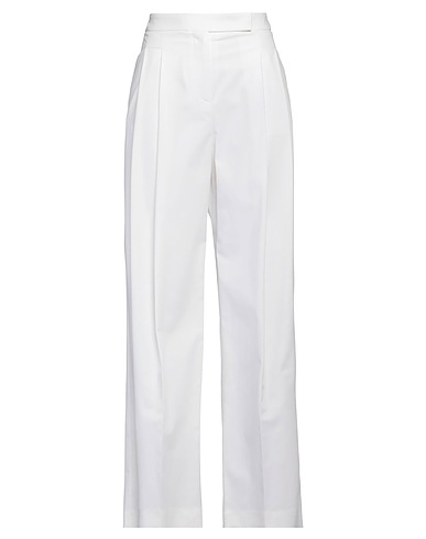 ELEVENTY Casual trouser White 50% Cotton, 48% Lyocell, 2% Elastane