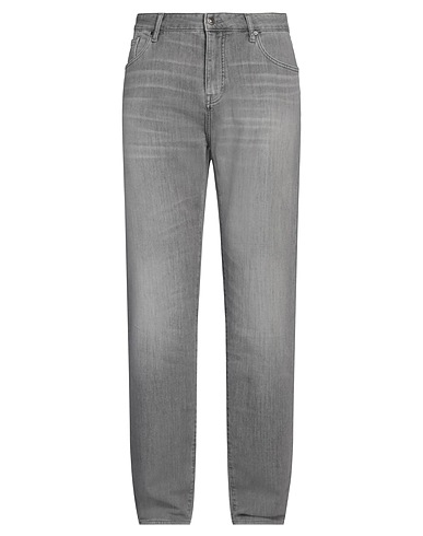 ARMANI EXCHANGE Denim trousers Grey 88% Cotton, 10% Polyester, 2% Elastane
