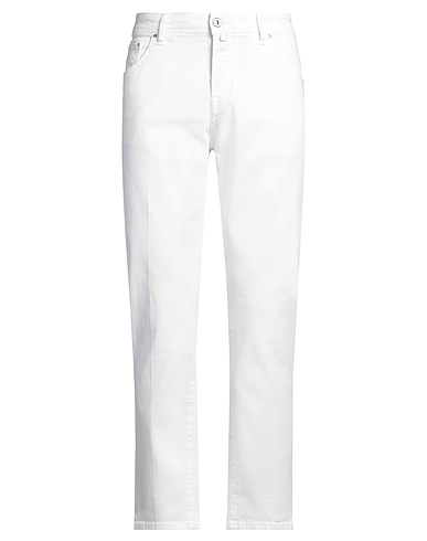JACOB COHЁN Jeans Weiß 93% Baumwolle, 5% Elastomultiester, 2% Elastan, Polyester