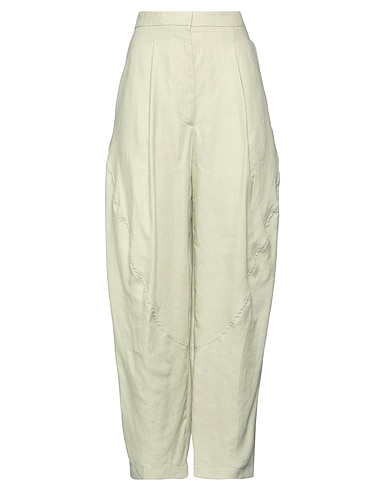 LARDINI Casual trouser Light green 100% Linen