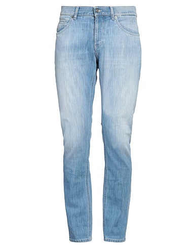 DONDUP Denim trousers Blue 89% Cotton, 11% Elastomultiester