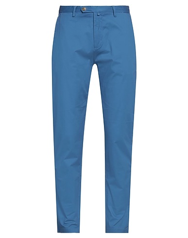 GIANNI LUPO Casual pants Blue 97% Cotton, 3% Elastane