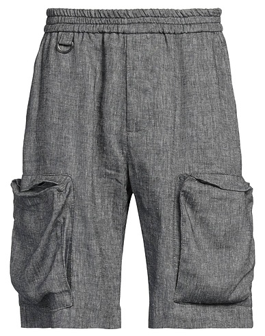 NEILL KATTER Shorts & Bermuda Midnight blue 70% Cotton, 30% Linen