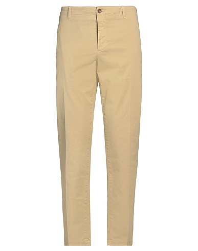 SIVIGLIA WHITE Casual pants Beige 98% Cotton, 2% Elastane