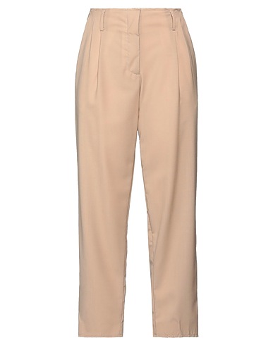 WHITE SAND Casual trouser Beige 100% Virgin Wool