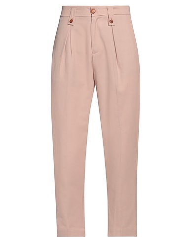 NEILL KATTER Casual trouser Light pink 70% Cotton, 30% Linen
