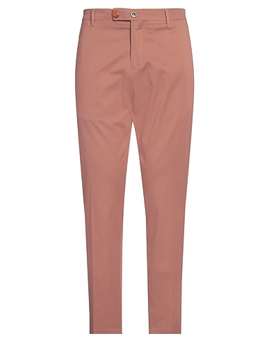 NEILL KATTER Casual trouser Light brown 97% Cotton, 3% Elastane