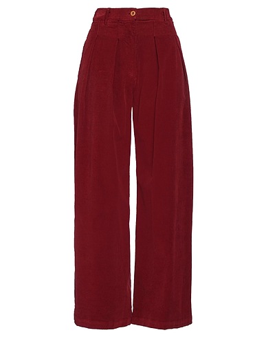4.10 Casual trouser Burgundy 98% Cotton, 2% Elastane
