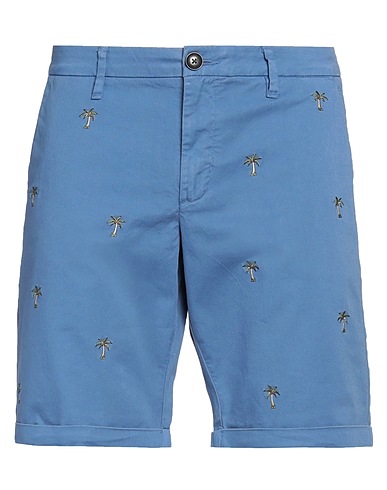 SUN 68 Shorts & Bermuda Blue 97% Cotton, 3% Elastane