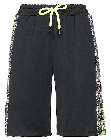 PYREX Shorts y Bermudas Negro 55% Poliéster, 41% Algodón, 4% Elastán
