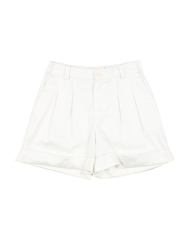 MEILISA BAI Shorts & Bermuda Bianco 97% Cotone, 3% Elastan
