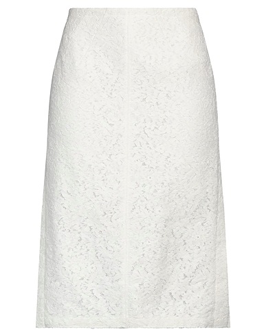 N°21 Midi skirt White 74% Cotton, 26% Polyamide