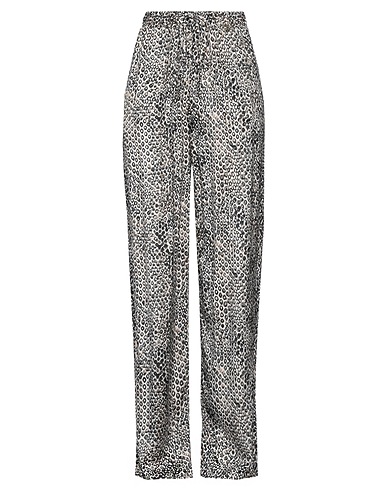 TWINSET Casual pants OFF WHITE 100% Viscose