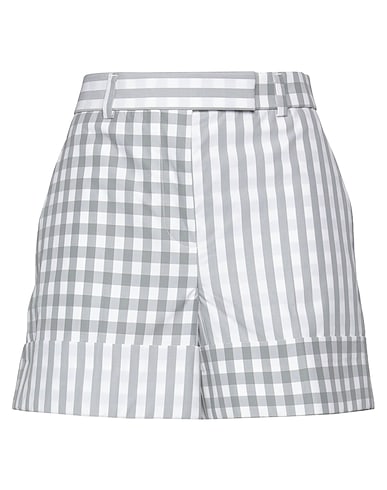 THOM BROWNE Shorts & Bermuda Grey 99% Cotton, 1% Elastane