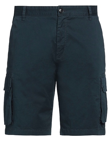 SUN 68 Shorts & Bermuda Midnight blue 97% Cotton, 3% Elastane