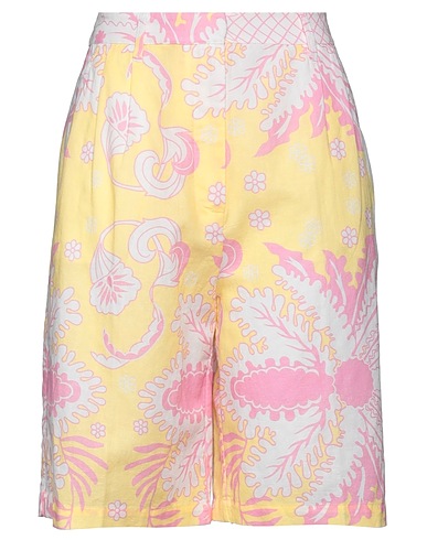 HERZENSANGELEGENHEIT Shorts & Bermuda Giallo 100% Cotone