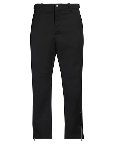 OAMC Casual pants Black 100% Virgin Wool, Cotton, Cupro