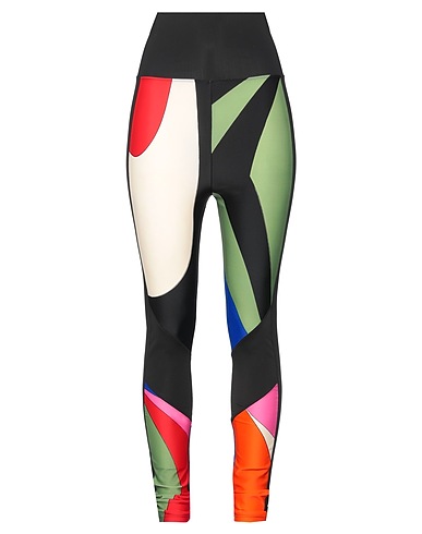 PUCCI Leggings Black 90% Viscose, 6% Polyamide, 4% Elastane