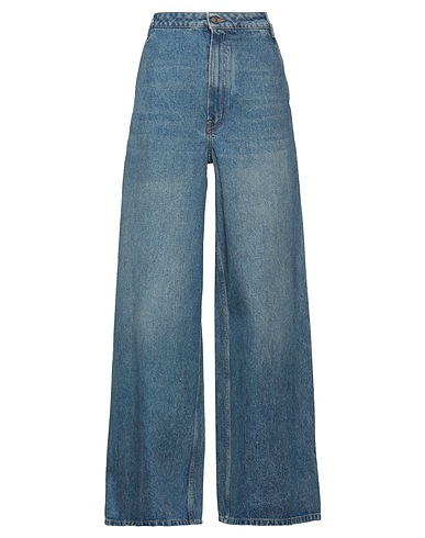 GAUCHERE Pantalon en jean Bleu 100% Coton