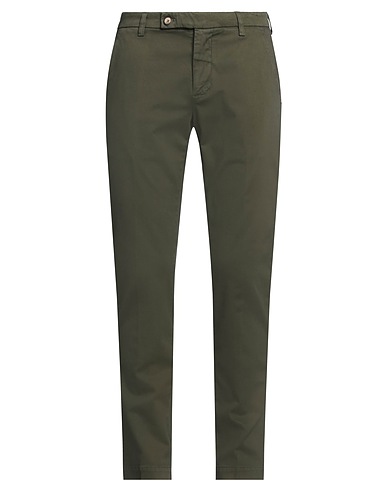 ENTRE AMIS Pantalone Verde militare 97% Cotone, 3% Elastan