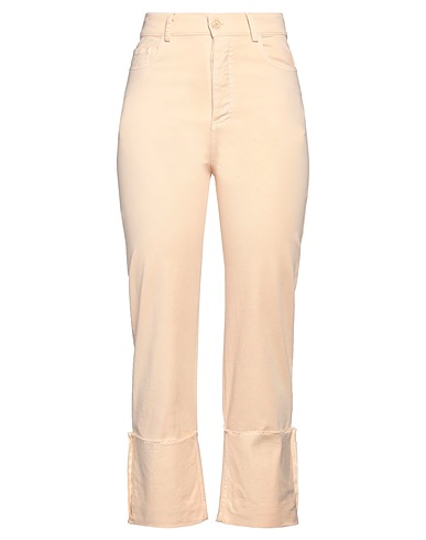ALESSIA SANTI Casual pants Beige 97% Cotton, 3% Elastane
