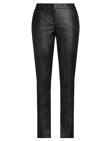 KILTIE Casual trouser Black 66% Polyurethane, 34% Viscose