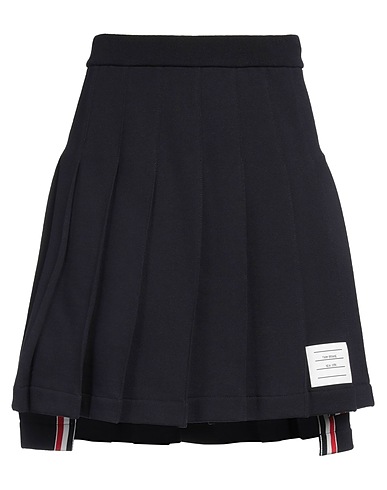 THOM BROWNE ミニスカート ミッドナイトブルー コットン 100% / ポリウレタン