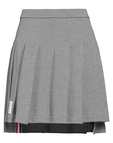 THOM BROWNE Mini skirt 100% Cotton, Elastane