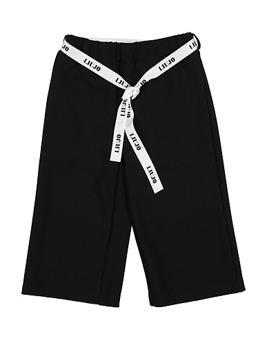 LIU •JO Casual trouser Black 95% Polyester, 5% Elastane