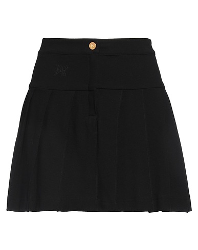 PALM ANGELS Minigonna Nero 100% Cotone, Poliestere