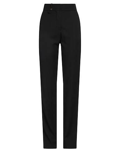 JACQUEMUS Casual pants Black 100% Virgin Wool