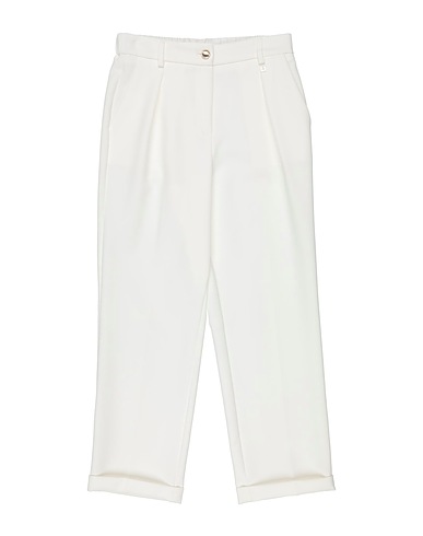 KOCCA Casual trouser Off white 88% Polyester, 12% Elastane
