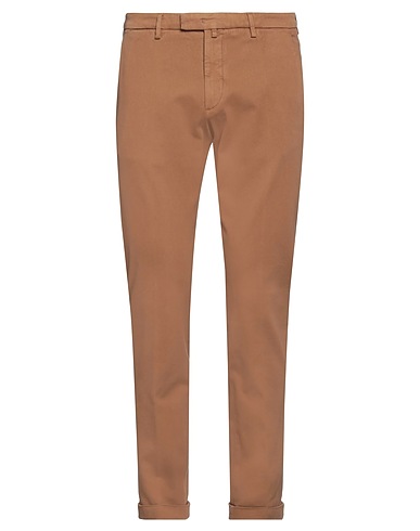 BRIGLIA 1949 Casual pants Camel 54% Cotton, 43% Modal, 3% Elastane