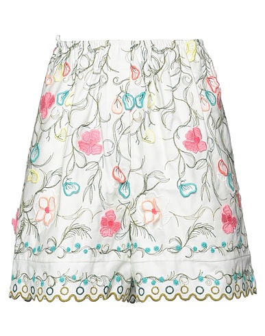 ELIE SAAB Shorts & Bermuda White 72% Cotton, 28% Polyester
