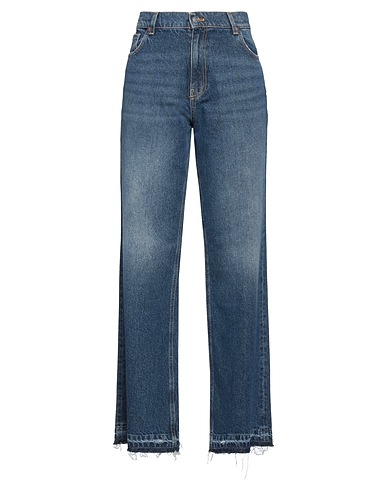 VICOLO Denim trousers Blue 100% Cotton