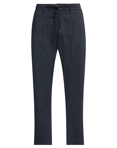 BERNA Casual trouser Midnight blue 98% Cotton, 2% Elastane