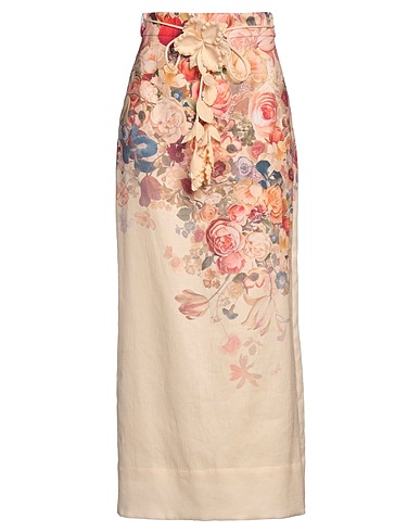 ZIMMERMANN Long skirt 100% Linen, Cotton