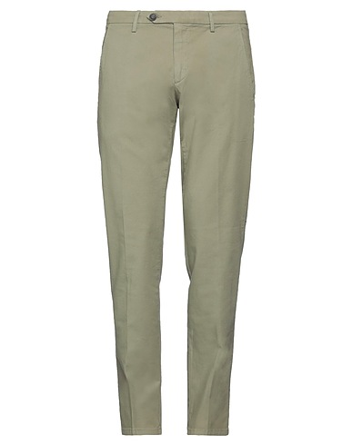 ROŸ ROGER'S Casual pants VERDE SALVIA 97% Cotton, 3% Elastane