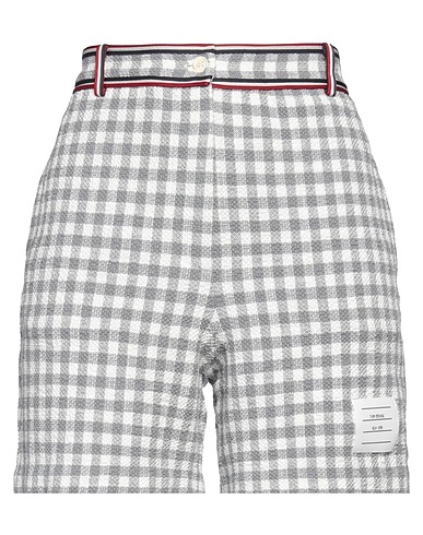 THOM BROWNE Shorts & Bermuda Grey 91% Cotton, 8% Polyamide, 1% Elastane