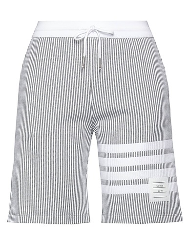 THOM BROWNE Shorts & Bermudas Grau 100% Baumwolle, Elastan