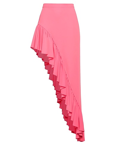 ALBERTO AUDENINO Maxi Skirts FUCSIA 94% Polyester, 6% Elastane