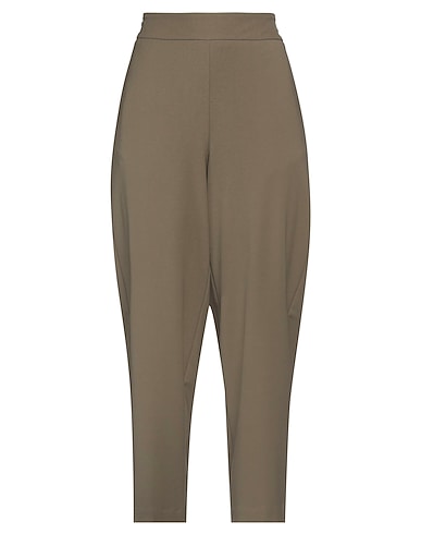 ALESSIA SANTI Casual trouser Military green 95% Polyester, 5% Elastane