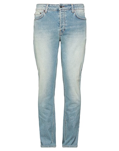 HAIKURE Denim trousers Blue 99% Cotton, 1% Elastane