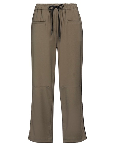 ALESSIA SANTI Повседневные брюки Зелёный милитари 95% Полиэстер, 5% Эластан