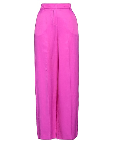 ACTUALEE Casual pants Fuchsia 60% Viscose, 40% Linen