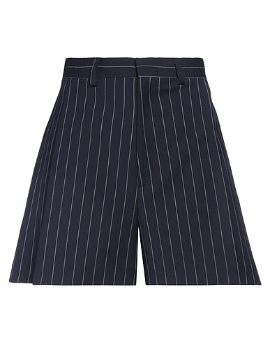 NINEMINUTES Shorts & Bermuda Midnight blue 54% Polyester, 44% Wool, 2% Elastane
