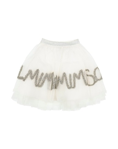 MIMISOL Skirt White 100% Polyamide, Silk, Polyester