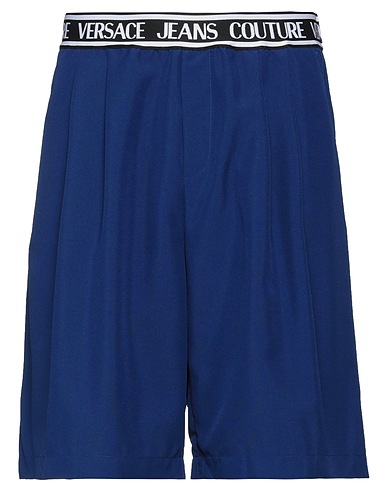 VERSACE JEANS COUTURE Shorts & Bermuda Blue 100% Polyester